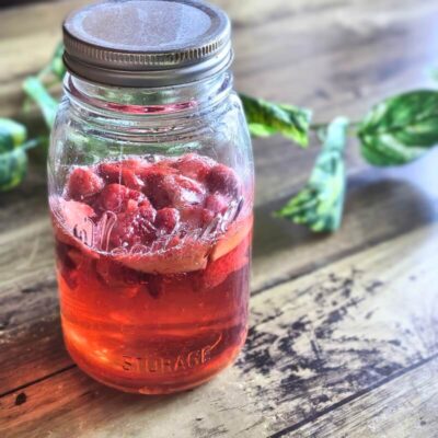 いちごビネガー１週間後