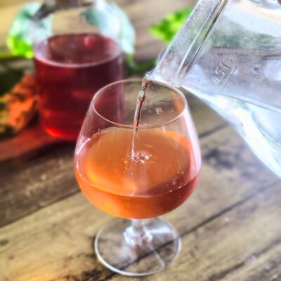 いちごビネガー水割り