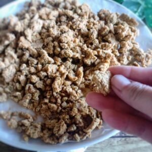 野菜ペーストを乾燥させる