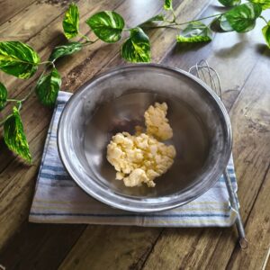 バターを温める