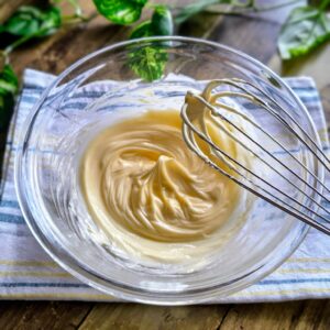 バターを混ぜる