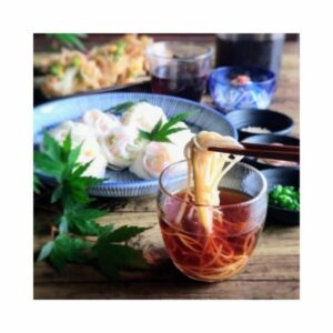 手作りめんつゆで食べるそうめん