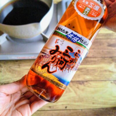 麺つゆ作りに使う三河本みりん