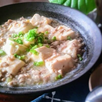 エビ塩麹で作った塩麻婆豆腐